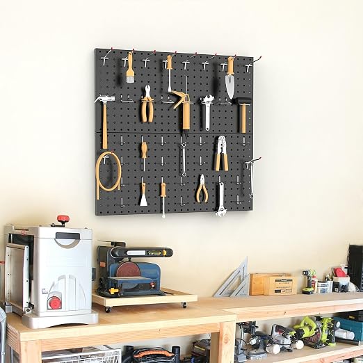 TORACK 2-Pack 12x24 inch Metal Pegboard Panels - Image 2
