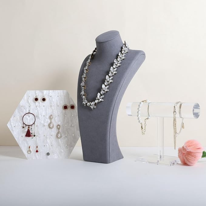 GemeShou Grey necklace storage organizer - Image 7