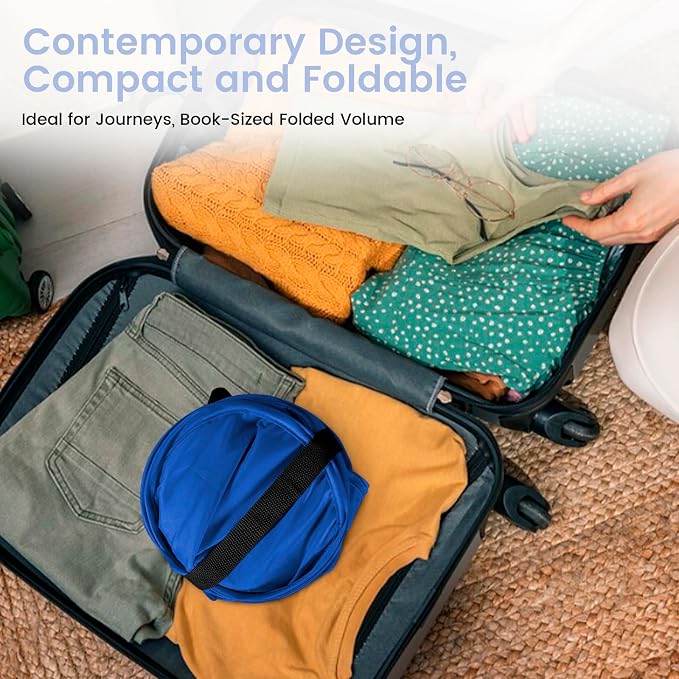 HOUSE AGAIN Upgraded Polyester Pop Up Laundry Hamper, Collapsible Laundry - Image 4
