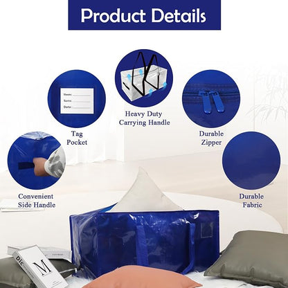 6 Pack Heavy Duty Extra Large Moving Bags - Image 3
