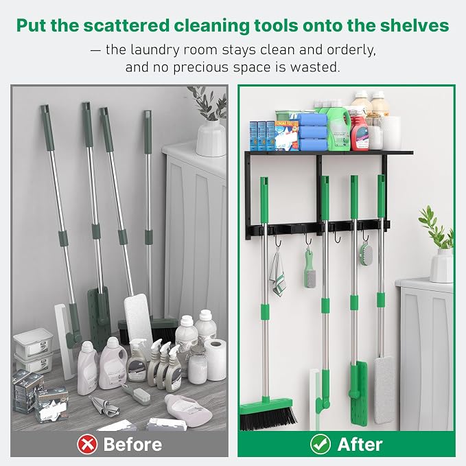 CCCEI Broom and Mop Wall Mount - Image 6