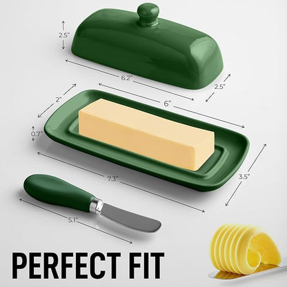 Zulay Butter Dish With Lid For Countertop - Image 3