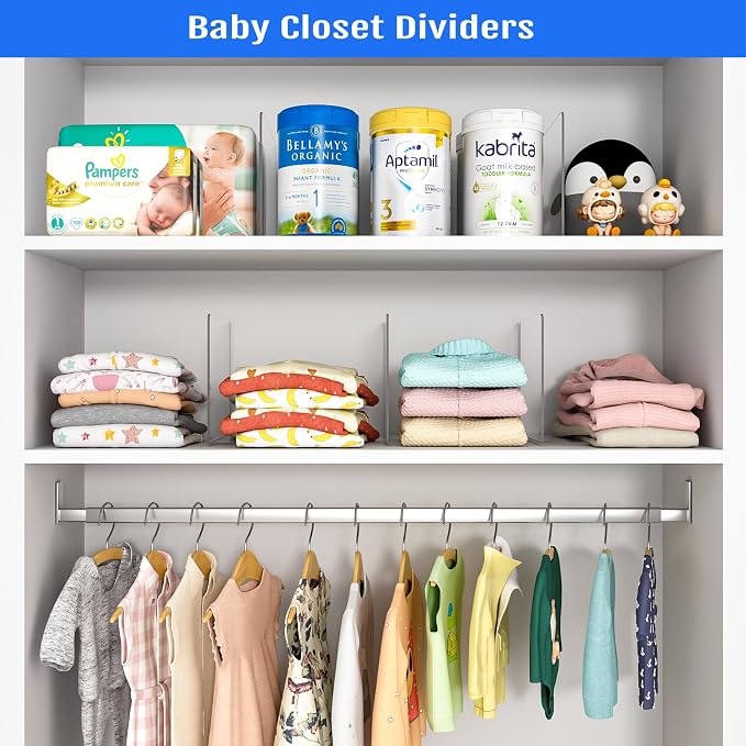 OKPOW Shelf Dividers Closet Organizer - Image 9