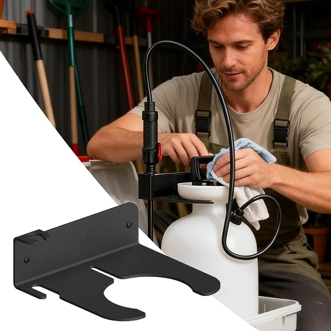 Spray Bottle Holder | Pump Sprayer Storage Shelf | Wall-Mounted Garden Tool - Image 7