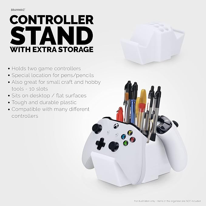 Game Controller Holder & Desktop Pen Organizer Stand - Image 2