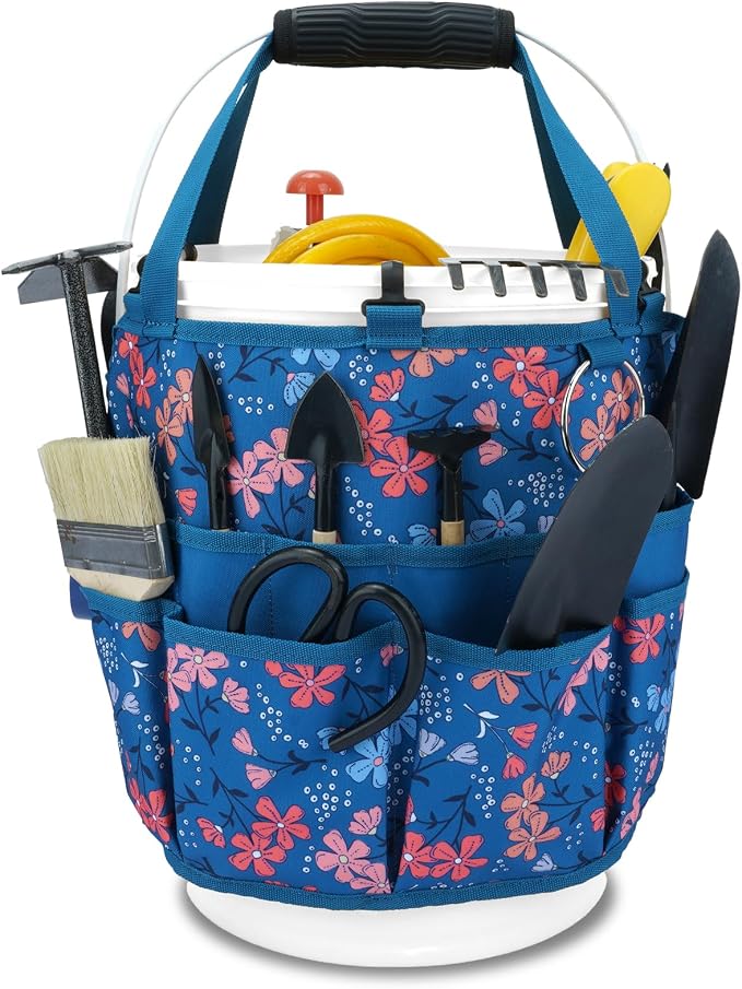KUNN Bucket Organizer 5 Gallon 18-Pocket Tool Bucket Bag by KUNNWORKGEAR