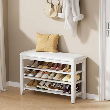 Taitiy Entryway Shoe Storage Bench, Shoe Organizer Bench - Image 2