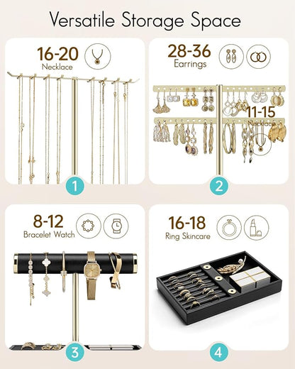 Vlando 3 Tier Jewelry Stand Organizer - Image 3