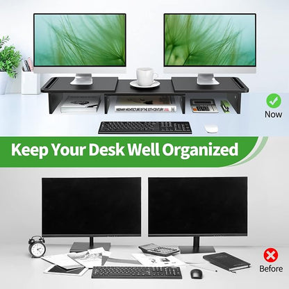 Zimilar Dual Monitor Stand Riser, Monitor Stand - Image 8