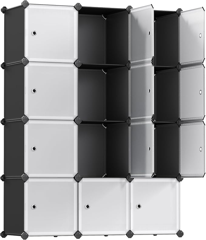 SONGMICS Cube Storage Organizer, 12-Cube Closet Storage Shelves, Modular - Image 9