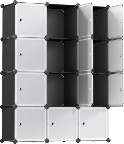 SONGMICS Cube Storage Organizer, 12-Cube Closet Storage Shelves, Modular - Image 9