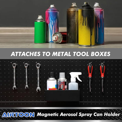 AIRTOON Magnetic Aerosol Spray Can Holder, Magnetic Bottle Holder - Image 5