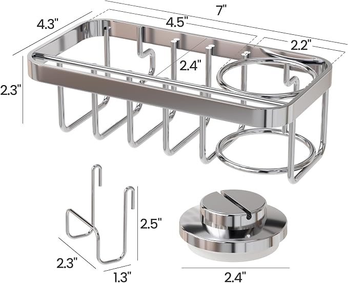 TAILI 4-in-1 Sponge Holder for Kitchen Sink - Image 4