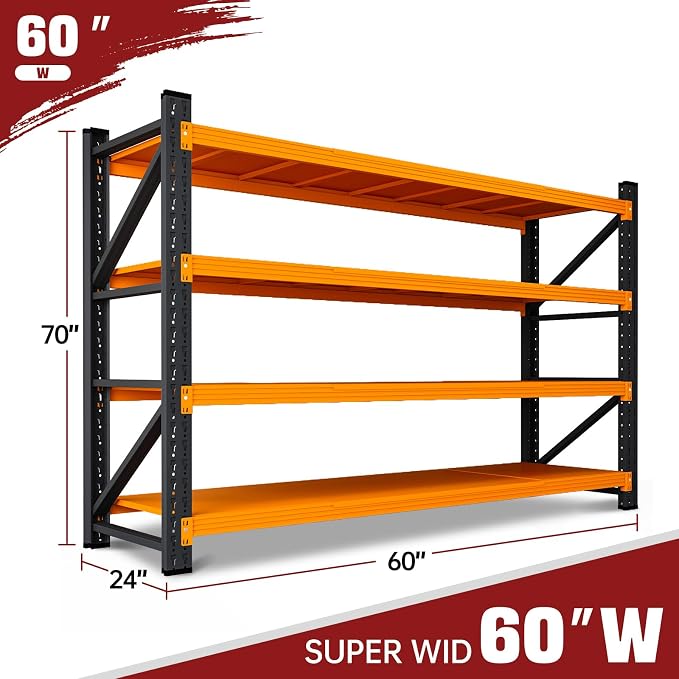 RAVIGIN 5000LBS Storage Shelves, Shelving Units Industrial Shelving - Image 2