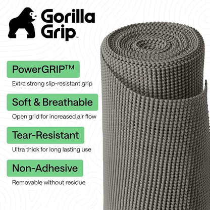 GORILLA GRIP powerGRIP Drawer Shelf and Cabinet Liner, Thick Strong Hold - Image 2