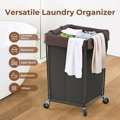 160L Rolling Laundry Basket - Image 7