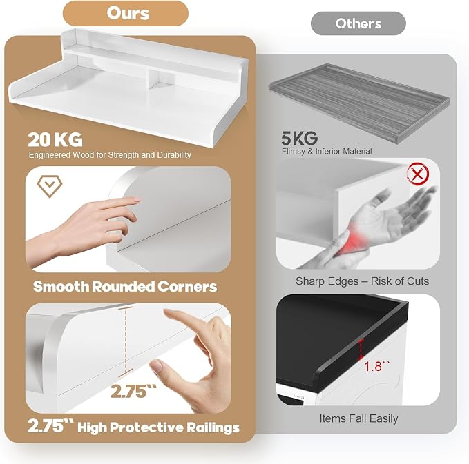 2-Tier Washer Dryer Countertop - Image 4