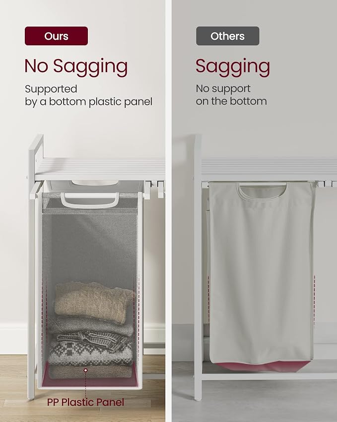 VASAGLE Laundry Hamper, Laundry Basket, Laundry Sorter - Image 6