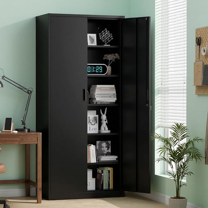 VINGLI Metal Garage Storage Cabinet - Image 7