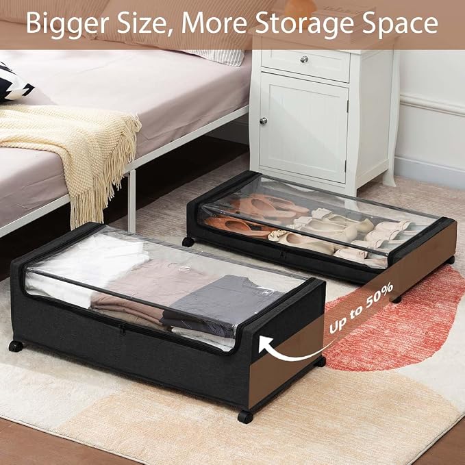 FOUCSSOMEI Under Bed Storage - Image 7