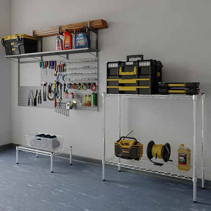 14" Deep x 36" Wide x 34" Height Wire Shelving Kit | 2-Tier | NSF Commercial - Image 2