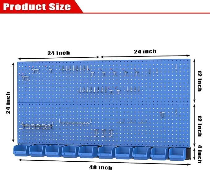 Ultrawall Pegboard Wall Organizer, Garage Storage System - Image 2