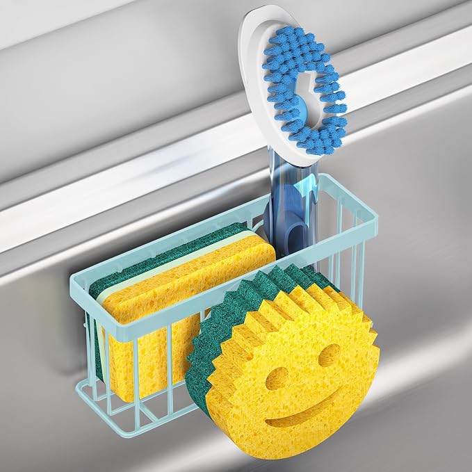 Sponge Holder Smiley Face, Sink Caddy by MURLONG