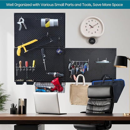 246PCS Pegboard Accessories Organizer Kit, Includes Pegboard Hooks, Paper Towel - Image 7