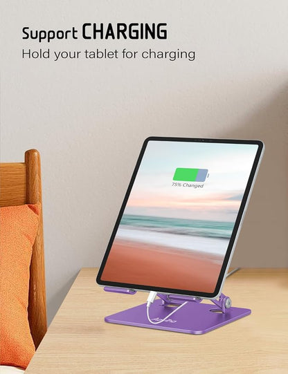 Tablet Stand Holder for Desk, Adjustable Desktop Tablet Holder, Foldable - Image 6
