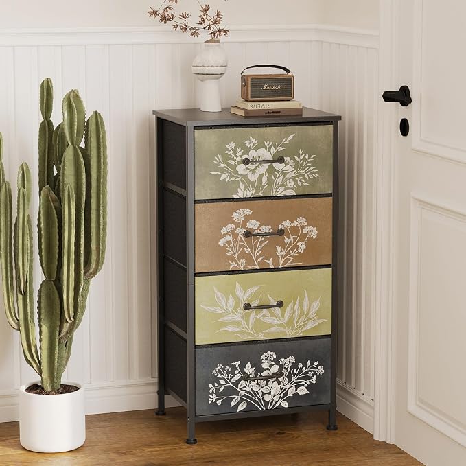 Tohomeor Vintage Dresser Vertical Nightstand by Tohomeor