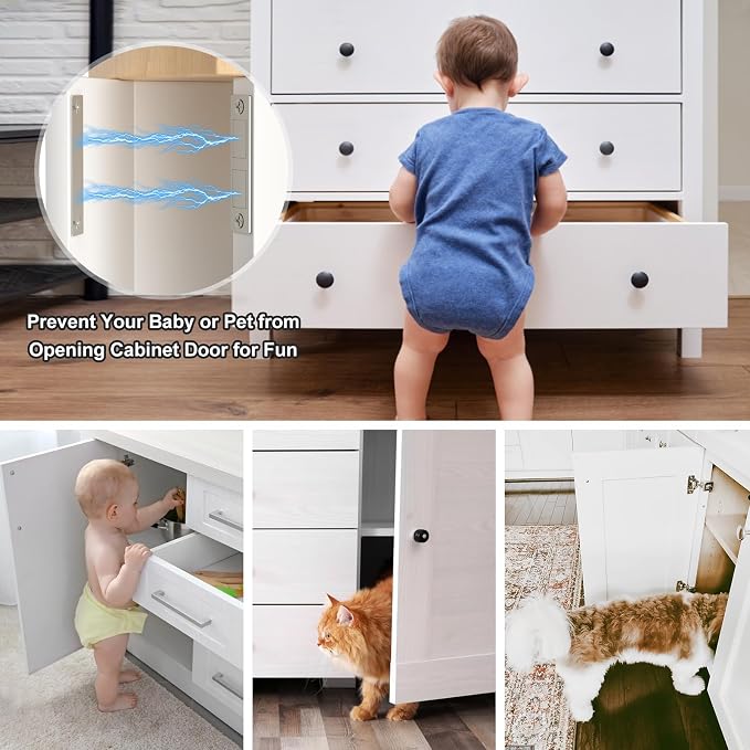 Magnetic Door Catch, Drawer Magnets to Stay Closed, Jiayi 30 LB 2 Pack Cabinet - Image 9