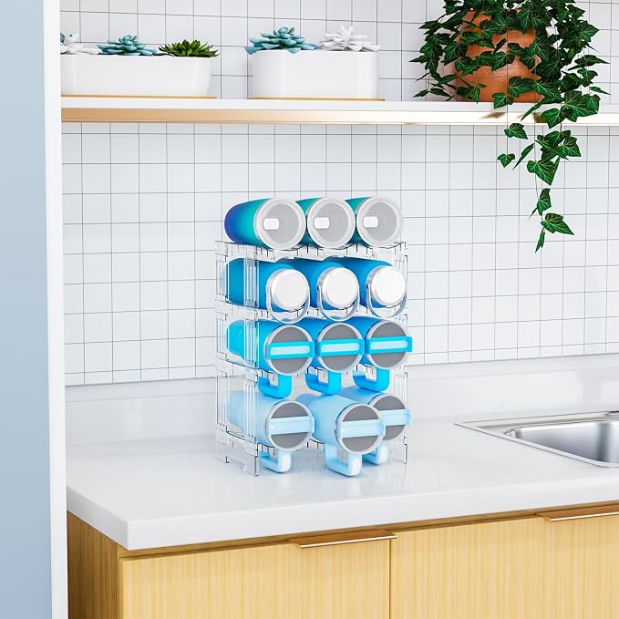 Yieach Stackable Water Bottle Organizer - Image 6
