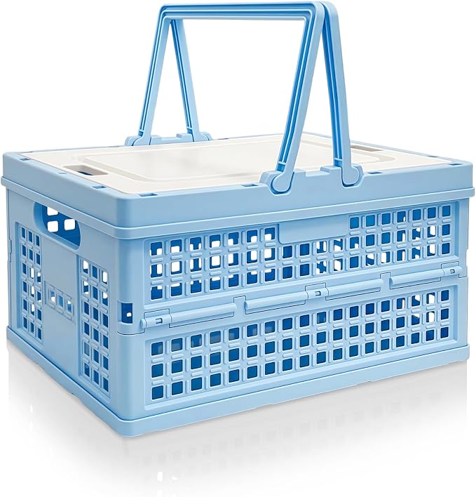 Foldable Small Plastic Baskets by Daixers