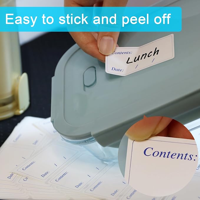 Hybsk Removable Freezer Labels Easy Peel Off - Image 4