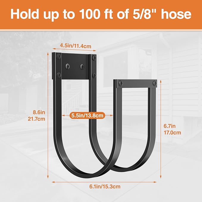 Garden Hose Holder Wall Mount - Image 5