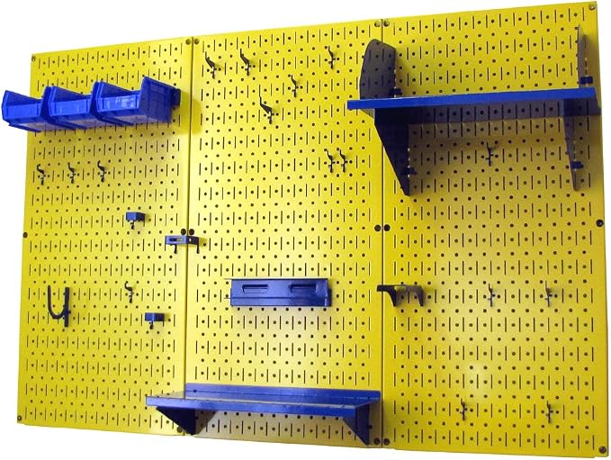 Wall Control Pegboard Organizer 4 ft. Metal Pegboard Standard Tool Storage Kit - Image 2