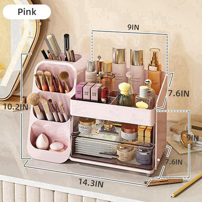 Booklov Makeup Organizer for Vanity, Large Capacity Cosmetic Display Case - Image 3