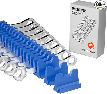 80PCS Modular Wrench Organizer Wrench Holder by Matscover