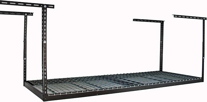MonsterRax Overhead Garage Storage Rack, 3x8 Heavy Duty Steel, Ceiling Mounted by MonsterRAXStorageSolutions