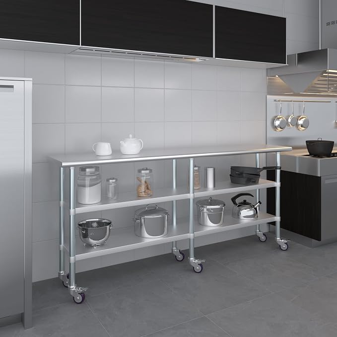 AmGood Stainless Steel Work Table - Image 7