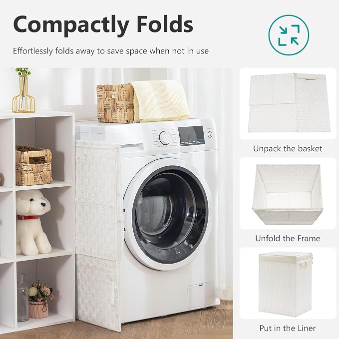 Foldable Laundry Hamper Basket - Image 7