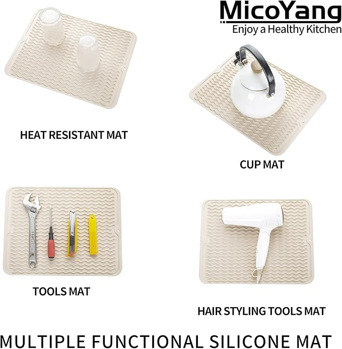 Silicone Dish Drying Mat for Multiple Usage, Easy clean, Eco-friendly, - Image 4