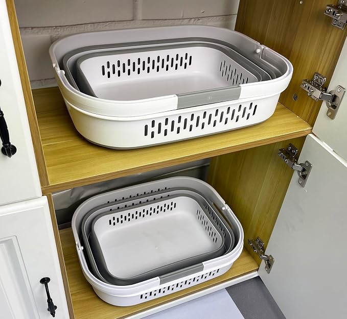 SAMMART 40L Collapsible Plastic Laundry Basket - Image 6