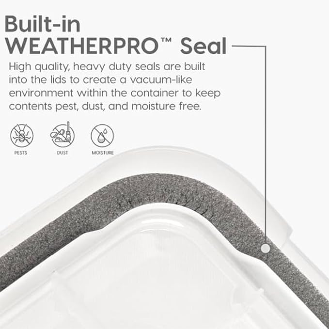 IRIS USA WeatherPro 74 Qt Storage Bins - Image 4
