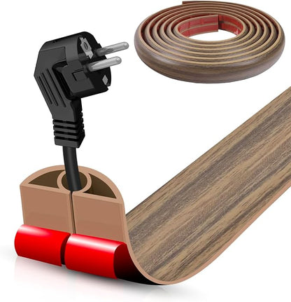 Floor Cord Cover Self Adhesive Cord Hider, 10FT Cable Management, Extension by DBHXXMB-HH