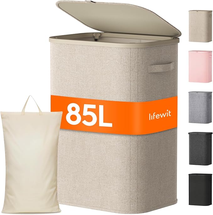 Lifewit 85L Large Laundry Basket by Lifewit