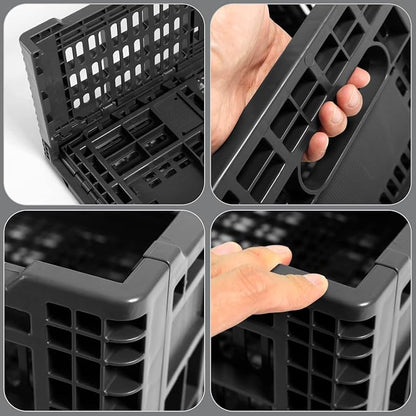 Collapsible Storage Bin Containe，52 Liter Transferheavy duty plastic storage box - Image 5