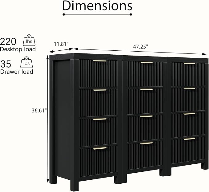 Modern Solid Wood Chest of Drawers, Dresser Organizer - Image 2
