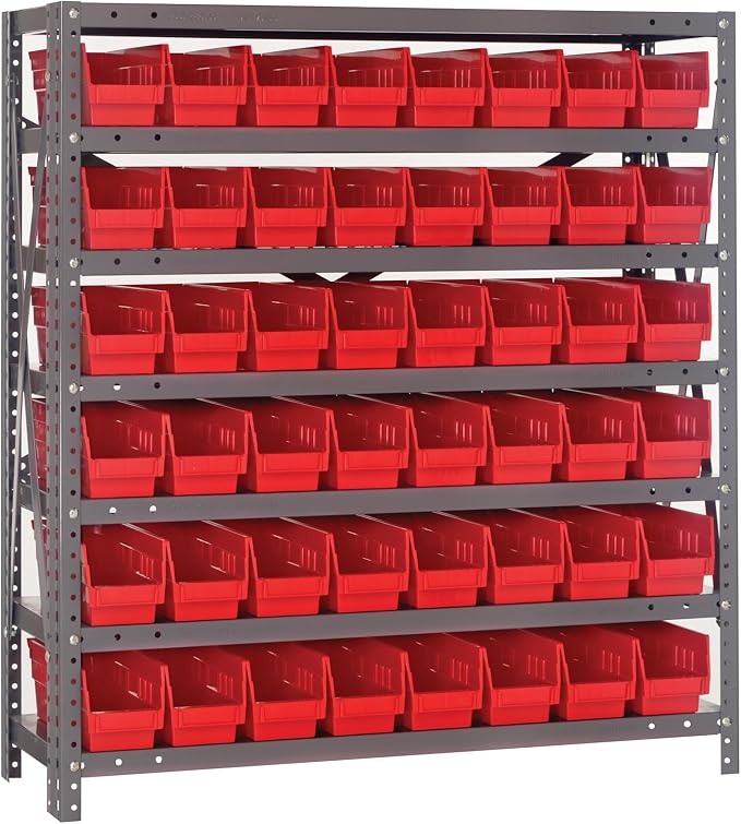 Quantum Storage Systems 1239-101RD Steel Shelving Unit by QuantumStorageSystems