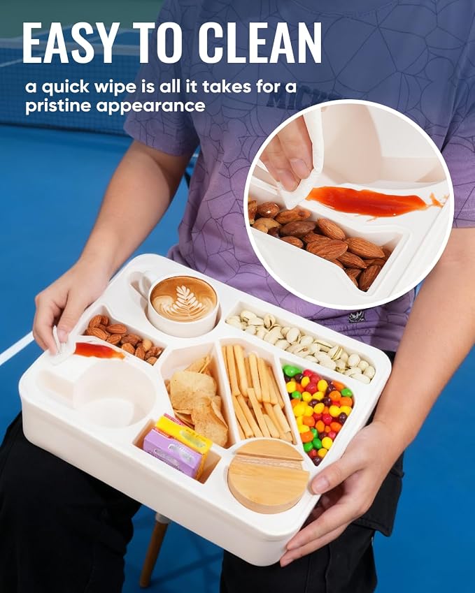 Couch Cup Holder Tray Dual Cup Silicone Snack & Drink Organizer – Waterproof - Image 5